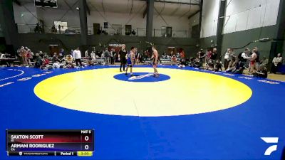 120 lbs Quarterfinal - Saxton Scott, ID vs Armani Rodriguez, CA