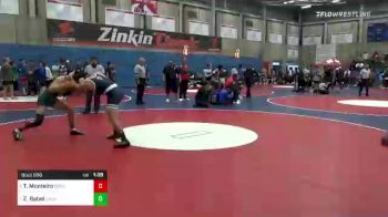 183 lbs Semifinal - Tye Monteiro, Bakersfield vs Zack Babel, Casa Grande