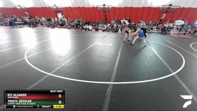 127 lbs Quarterfinal - Trista Gessler, Summit Wrestling Academy vs Kit Alsaker, Wisconsin