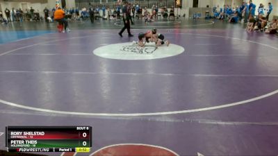 70 lbs Semis & 1st Wrestleback (8 Team) - Rory Shelstad, Centennial vs Peter Theis, Holdingford
