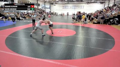 285 lbs Cons. Round 2 - Davin George, Trine vs Haider Alhajri, Lourdes