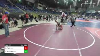 109 lbs Semifinal - Nathan Fish, Lusk Rawhide Wrestling vs Jason Worthley, Sanderson Wr Ac