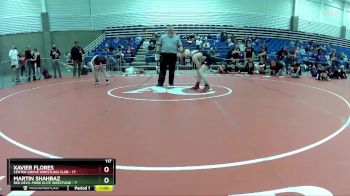 117 lbs Round 3 (6 Team) - Xavier Flores, Center Grove Wrestling Club vs Martin Shahbaz, Red Devil Pride Elite Wrestling