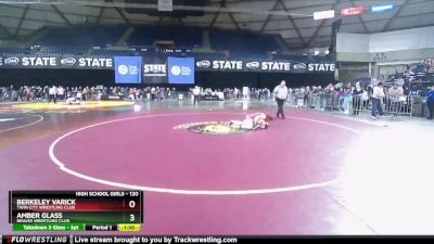 120 lbs Round 2 - Amber Glass, Braves Wrestling Club vs Berkeley Varick, Twin City Wrestling Club