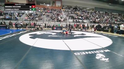 U23 Women - 59 lbs Champ. Round 1 - Brianna Holcomb, MD vs Carmella Foley, CA