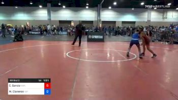 98 lbs Prelims - Cruz Garcia, Naples Wrestling Club vs Matheo Cisneros, Top Brother USA
