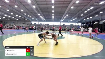 95 lbs Round Of 16 - Ethan Bayliss, Indiana Outlaws Gold vs Traevon Ducking, POWA