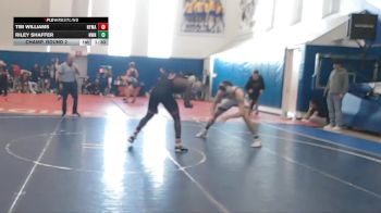 175 lbs Champ. Round 2 - Tim Williams, NY Military Academy vs Riley Shaffer, Norwin