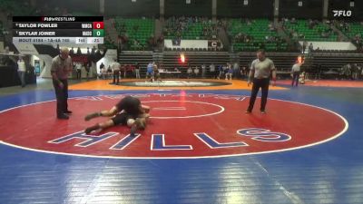 1A-4A 165 Cons. Round 2 - Skylar Joiner, Madison County vs Taylor Fowler, Westminster Christian Academy