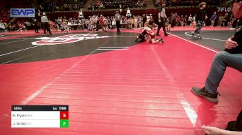 58 lbs Quarterfinal - Henry Ryan, Raw Wrestling Club vs Jack Arias, Owasso Takedown Club