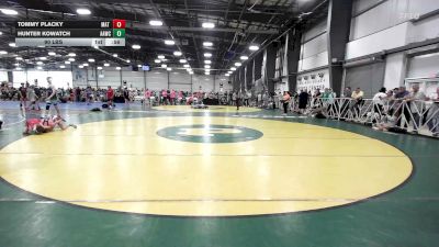 90 lbs Rr Rnd 3 - Tommy Placky, Mat Warriors PWC - MS vs Hunter Kowatch, All American Wrestling Club - MS