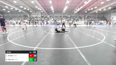 127 lbs Rr Rnd 1 - Lucas Drake, Mat Assassins Red vs Andy Narzisi, Pursuit Wrestling Academy - Silver