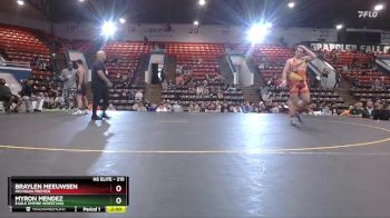 215 lbs Cons. Round 2 - Myron Mendez, Eagle Empire Wrestling vs Braylen Meeuwsen, Michigan Premier