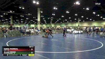 220 lbs Placement Matches (8 Team) - Karol Madrigal, ACW vs Elijah Dennis, FCA Empowered