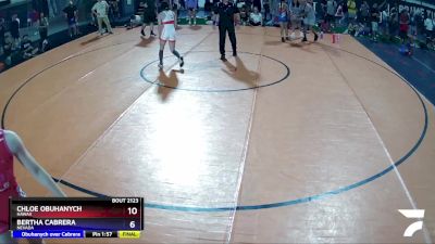 110 lbs Quarterfinal - Kinzie Williams, Idaho vs Abbey West, Utah