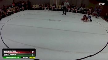 123 lbs Round 3 (8 Team) - Apryl Halsor, Team Iowa vs Quinn Butler, South Dakota Lightning