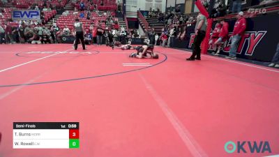 73 lbs Semifinal - Ty Burns, Morrison Takedown Club vs Waylon Rowell, Elgin Wrestling