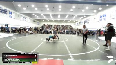 70 lbs Round 1 - Caius Martin, Adrenaline vs Michael Roman, Warriors Wrestling Club