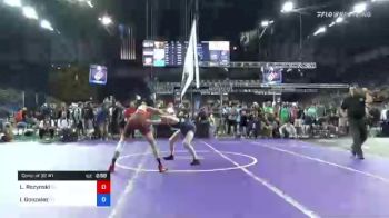 120 lbs Consi Of 32 #1 - Logan Rozynski, New Jersey vs Israel Gonzalez, Utah