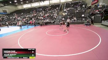 116 lbs Cons. Round 3 - Kyler Bagley, Green Canyon vs Kaysan Page, Stansbury High School