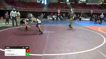 116 lbs Final - Jordyn Willie, Colorado Outlaws vs Rudy Rodriguez, GI Grapplers