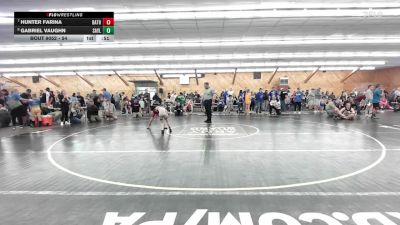 54 lbs Consi Of 8 #2 - Hunter Farina, Bath vs Gabriel Vaughn, Saylorsburg