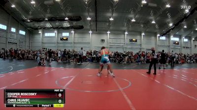 215 lbs Round 5 (6 Team) - Cooper Roscosky, Top Level vs Chris Mijavec, Youngstown Elite