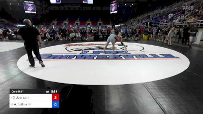 145 lbs Cons 8 #1 - Delarie Juarez, CA vs Ava Collins, OR