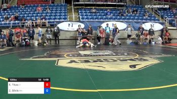 106 lbs Rnd Of 64 - Ethan Titus, Connecticut vs Zachary Silvis, Minnesota