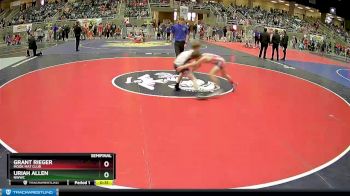 98 lbs Semifinal - Uriah Allen, NWWC vs Grant Rieger, MOOK MAT CLUB