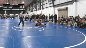 150 lbs Allday - Caden Carter, GREAT BRIDGE WRESTLING CLUB vs Kalil Mcdowell, RALEIGH AREA WOLFPACK BLACK
