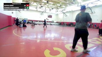 100 lbs Cons. Round 1 - Sabrina Bongcaron, Lincoln, Stockton vs Sophia Zubia, Ayala