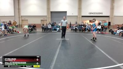 105 lbs Round 1 (6 Team) - Dallas Rosenbarger, Contenders WA vs JT Milligan, Team Minion