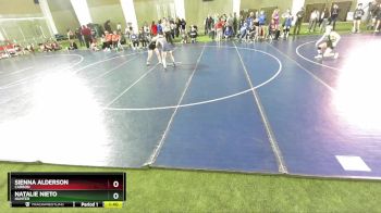 125 lbs Quarterfinal - Natalie Nieto, Hunter vs Sienna Alderson, Carbon
