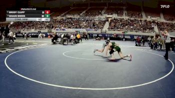 132-D3 Cons. Semi - Shaun Breen, Mohave High School vs Brody Cluff, Show Low High School