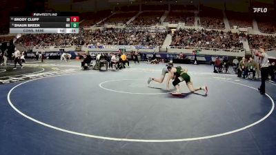 132-D3 Cons. Semi - Shaun Breen, Mohave High School vs Brody Cluff, Show Low High School