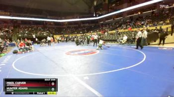 150 Class 3 lbs Cons. Round 1 - Mikel Carver, Jefferson City vs Hunter Adams, DeSoto