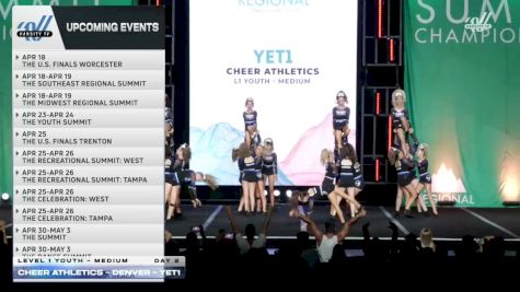 Cheer Athletics - Denver - YET1 [2026 L1 Youth - Medium Day 2] 2026 The West Regional Summit
