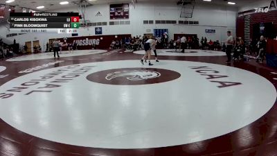 141 lbs Cons. Round 2 - Finn Bloomquist, Wisconsin-Eau Claire vs Carlos Kisokwa, Linfield