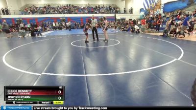 152 lbs Cons. Semi - Chloe Bennett, East Valley (Spokane) vs Jordyn Kearn, American Falls