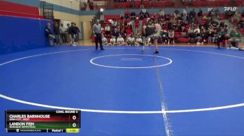 106 lbs Cons. Round 3 - Landon Fish, Dubuque Hempstead vs Charles Barnhouse, Iowa City, West