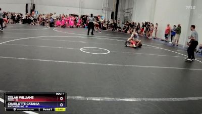 95 lbs Round 1 (8 Team) - Zolah Williams, POWA vs Charlotte Catania, Buccaneers WC