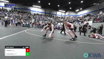 90 lbs Consolation - Sawyer Ward, Red Ryder Wrestling Club vs Hunter Brannon, Noble Takedown Club