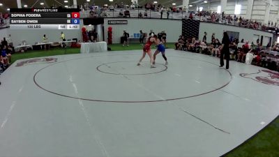 130 lbs Sophia Fodera, California vs Sayben Owen, Oklahoma