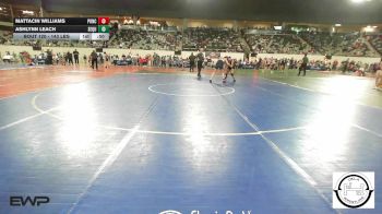 143 lbs Consi Of 16 #2 - Mattacin Williams, Ponca City LadyCat Wrestling vs Ashlynn Leach, Sequoyah Tahlequah JH