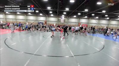 69 kg Rr Rnd 1 - Reagan Ramadan, Razor GWC1 - GHSE vs Karsyn Champion, Silent Victory - GHSE