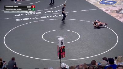 135 lbs Semifinal - Britney Rueb, Bon Homme/Scotland/Avon vs Brooklynn Baird, Sturgis Brown