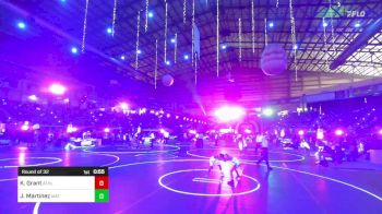 54 lbs Round Of 32 - Korban Grant, Athlos Wrestling vs Jaxon Martinez, Mat Rats Rebooted