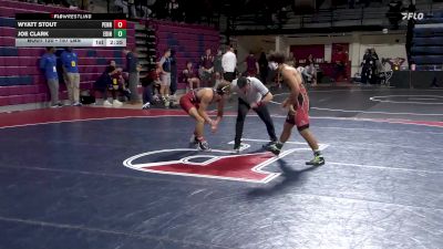 157 lbs Consi Of 16 #2 - Wyatt Stout, Penn vs Joe Clark, Edinboro