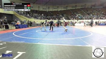 96 lbs Quarterfinal - Addison Bailey, Edmond Memorial vs Brynlie Hicks, Coweta